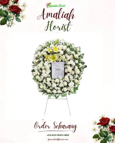 Krans Bunga Duka Yasmin Bogor